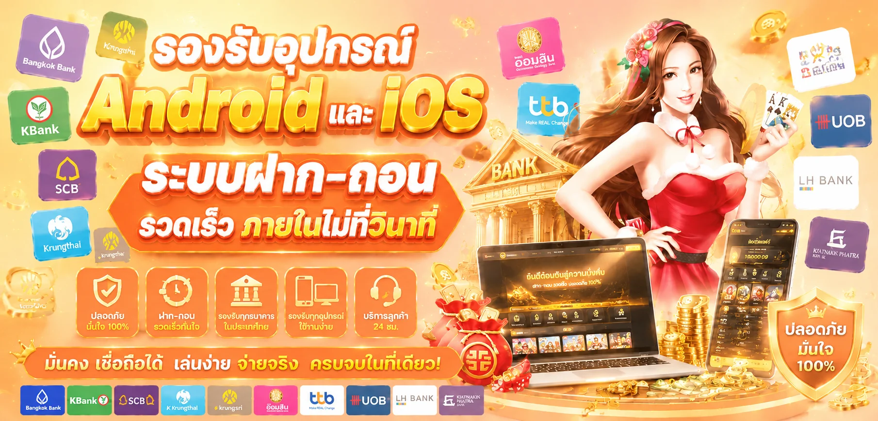 PLAY4FUNZ เว็บพนันออนไลน์ครบวงจร สล็อต บาคาร่า แทงบอล หวย